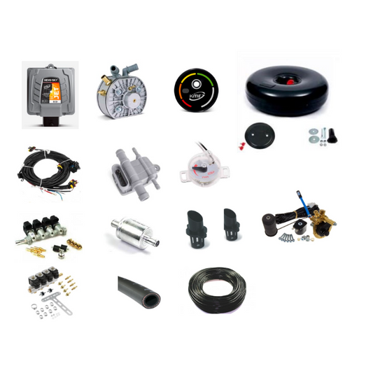 KIT COMPLETO KME - RIDUTTORE SILVER S6 - INITTORI RAIL IG1/W01